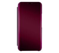 Étui Clear View pour Samsung Galaxy S22 avec Clapet Miroir Support Vidéo Lavande