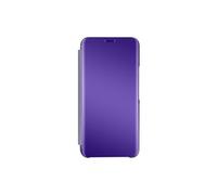 Etui Clear View pour Samsung Galaxy S22 avec Clapet Miroir Support Vidéo violet