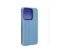 Etui Clear View pour Xiaomi Redmi 12C avec Clapet Miroir Support Vidéo bleu