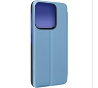 Etui Clear View pour Xiaomi Redmi 12C avec Clapet Miroir Support Vidéo bleu