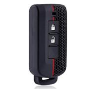 Étui Clés Coque De Voiture en Silicone pour Mitsubishi pour Xpander pour Outlander pour ASX pour Pajero pour Eclipse pour Cross pour Montero FRTRGVUVXP(2 Buttons Red Line)