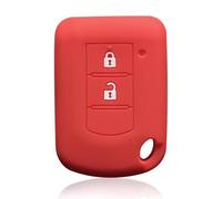 Étui Clés Porte-clés en Silicone pour Mitsubishi pour Outlander pour ASX Ash pour Lancer pour Eclipse pour Galant pour Mirage ASX 2021 FRTRGVUVXP(Red(2 Button))