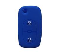 Etui Clés Télécommande De Voiture en Silicone À 2 Boutons pour Audi A6 A3 A2 A4 A8