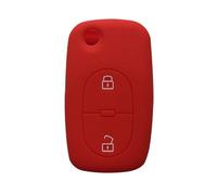 Etui Clés Télécommande De Voiture en Silicone À 2 Boutons pour Audi A6 A3 A2 A4 A8