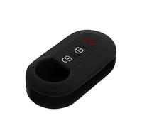 Etui Clés Télécommande De Voiture en Silicone À 3 Boutons pour Fiat 500 pour Panda pour Punto pour Bravo