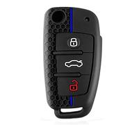 Etui Clés Télécommande De Voiture en Silicone pour Audi A1 A3 A6 C5 C6 Q3 Q2 Q7 TT TTS R8 S3 S6 RS3 RS6 A4