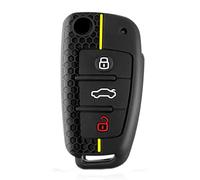 Etui Clés Télécommande De Voiture en Silicone pour Audi A1 A3 A6 C5 C6 Q3 Q2 Q7 TT TTS R8 S3 S6 RS3 RS6 A4