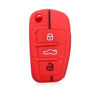 Etui Clés Télécommande De Voiture en Silicone pour Audi A6 C6 A4 B7 A1 A3 8V 8P A5 A7 A8 R8 TT SQ5 Q5 Q7 RS5 S5 S6 S7 S8