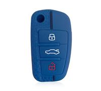 Etui Clés Télécommande De Voiture en Silicone pour Audi A6 C6 A4 B7 A1 A3 8V 8P A5 A7 A8 R8 TT SQ5 Q5 Q7 RS5 S5 S6 S7 S8