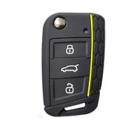 Etui Clés Télécommande De Voiture en Silicone pour Skoda pour Octavia A7 pour Rapid pour Kodiaq pour Fabia