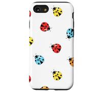 Étui coloré à Motif de Coccinelle pour Un Cadeau d'art Coque pour iPhone SE (2020) / 7/8