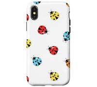 Étui coloré à Motif de Coccinelle pour Un Cadeau d'art Coque pour iPhone X/XS