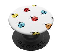Étui coloré à Motif de Coccinelle pour Un Cadeau d'art PopSockets PopGrip Adhésif