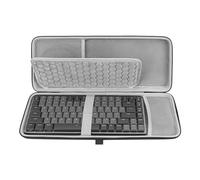 Étui Combo Clavier et Souris Geekria, Compatible avec Logitech MX Mechanical Mini, Keychron K3 Version 2, LOFREE Flow84, MelGeek O2, Flow Lite 84, Sac de Voyage Rigide (Gris foncé)
