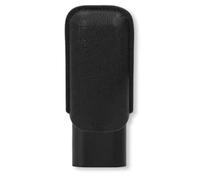 Étui compact 2 cigares aluminium noir mat