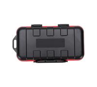 Étui Compact pour Carte Mémoire, Boîte de Rangement étanche et Antichoc | Organise 2 piles, 4 piles AA, Léger et portable, Idéal pour les voyages