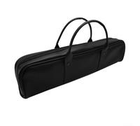 Étui compact pour flûte avec lignes de sécurité réfléchissantes et sangle réglable pour une visibilité nocturne et un confort optimal (17 trous)