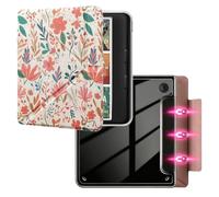 Étui Compatible avec 7" Kobo Libra Colour 2024 / Tolino Vision Color 2024 | Amovible Magnétique Coque, Case Dos Transparent, Cover Fonction Veille/Réveil Automatique