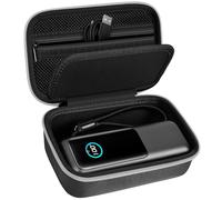 Étui compatible avec Anker Prime Power Bank 27,650 mAh 3 ports 250 W, station de charge de batterie, support de rangement de voyage pour chargeurs USB-C (boîte uniquement), Noir , L