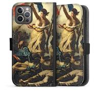 Etui Compatible avec Apple iPhone 12 Pro Etui Folio Etui magnetique France Peinture Révolution