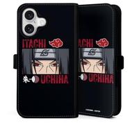 Etui Compatible avec Apple iPhone 16 Etui Folio Etui magnetique Itachi Uchiha Naruto Shippuden Manga