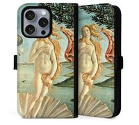 Etui Compatible avec Apple iPhone 16 Pro Max Etui Folio Etui magnetique Botticelli Peinture