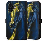 Etui Compatible avec Apple iPhone 17 Etui Folio Etui magnetique Cheval Licorne Animal-Look