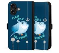 Etui Compatible avec Apple iPhone 17 Etui Folio Etui magnetique Disney Pixar Les Poissons sont nos Amis on n'y Touche Plus