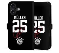 Etui Compatible avec Apple iPhone 17 Etui Folio Etui magnetique FC Bayern Munich FCB Thomas Müller