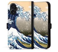 Etui Compatible avec Apple iPhone 17 Etui Folio Etui magnetique Katsushika Hokusai La Grande Vague de Kanagawa ¼uvre d'art