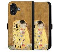 Etui Compatible avec Apple iPhone 17 Etui Folio Etui magnetique Klimt ¼uvre d'art Peinture