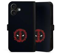 Etui Compatible avec Apple iPhone 17 Etui Folio Etui magnetique Marvel Deadpool Logo