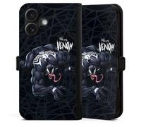 Etui Compatible avec Apple iPhone 17 Etui Folio Etui magnetique Marvel Venom Spider-Man
