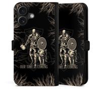 Etui Compatible avec Apple iPhone 17 Etui Folio Etui magnetique Vikings Viking Motif de série