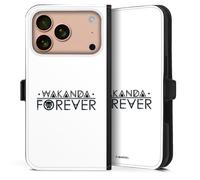 Etui Compatible avec Apple iPhone 17 Pro Etui Folio Etui magnetique Black Panther Marvel Wakanda