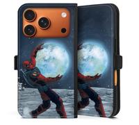 Etui Compatible avec Apple iPhone 17 Pro Etui Folio Etui magnetique Deadpool Lune Marvel