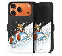 Etui Compatible avec Apple iPhone 17 Pro Max Etui Folio Etui magnetique Asterix Obelix Enfance