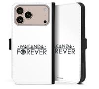 Etui Compatible avec Apple iPhone 17 Pro Max Etui Folio Etui magnetique Black Panther Marvel Wakanda