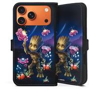 Etui Compatible avec Apple iPhone 17 Pro Max Etui Folio Etui magnetique Les Gardiens de la Galaxie Baby Groot Marvel