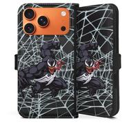 Etui Compatible avec Apple iPhone 17 Pro Max Etui Folio Etui magnetique Marvel Venom Méchant