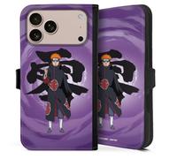 Etui Compatible avec Apple iPhone 17 Pro Max Etui Folio Etui magnetique Pain Naruto Shippuden Akatsuki