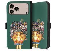 Etui Compatible avec Apple iPhone 17 Pro Max Etui Folio Etui magnetique Produit sous Licence Officielle Naruto Shippuden Série animée