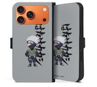 Etui Compatible avec Apple iPhone 17 Pro Max Etui Folio Etui magnetique Produit sous Licence Officielle Naruto Shippuden Kakashi