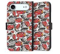 Etui Compatible avec Apple iPhone Air Etui Folio Etui magnetique Cars Disney Pixar Lightning Mcqueen 95