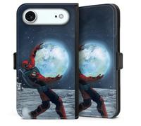 Etui Compatible avec Apple iPhone Air Etui Folio Etui magnetique Deadpool Lune Marvel