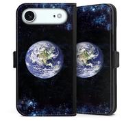 Etui Compatible avec Apple iPhone Air Etui Folio Etui magnetique Galaxie Terre Planète