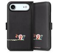 Etui Compatible avec Apple iPhone Air Etui Folio Etui magnetique Gary Bob l'éponge Produit sous Licence Officielle