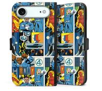 Etui Compatible avec Apple iPhone Air Etui Folio Etui magnetique Marvel The Fantastic Four Produit sous Licence Officielle