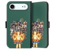 Etui Compatible avec Apple iPhone Air Etui Folio Etui magnetique Produit sous Licence Officielle Naruto Shippuden Série animée