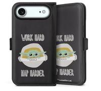 Etui Compatible avec Apple iPhone Air Etui Folio Etui magnetique Star Wars The Child Motif sans Fond